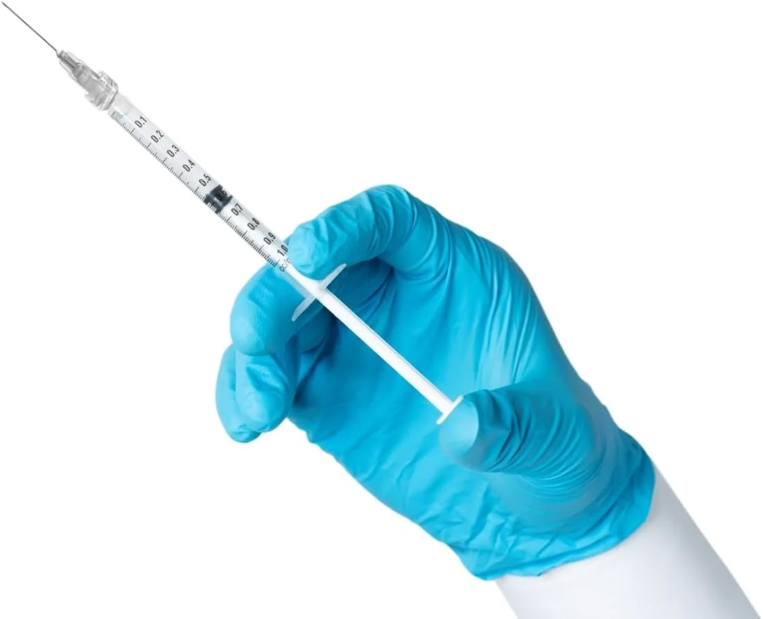 سرنگ های اندازه گیری ۱ میلی لیتری با قفل Luer و سوزن گیج ۲۷ و طول ۱/۲ اینچ، مناسب برای مصارف صنعتی و علمی، پر کردن مجدد مایعات، توزیع و انتقال - بسته ۲۰ عددی