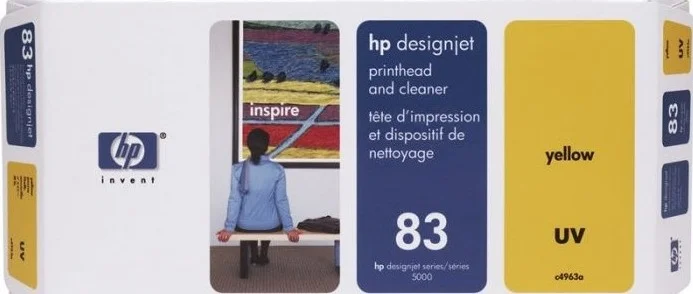 هد چاپ و تمیز کننده زرد اصلی اچ پی 83 | C4963A