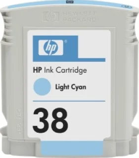 کارتریج جوهر رنگی فیروزه ای روشن HP 38 مدل C9418A