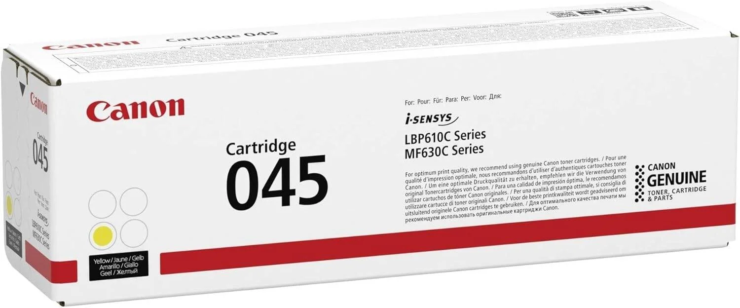 کارتریج تونر زرد کانن 045، بازدهی 1300 صفحه کارتریج تونر زرد کانن 045، بازدهی 1300 صفحه