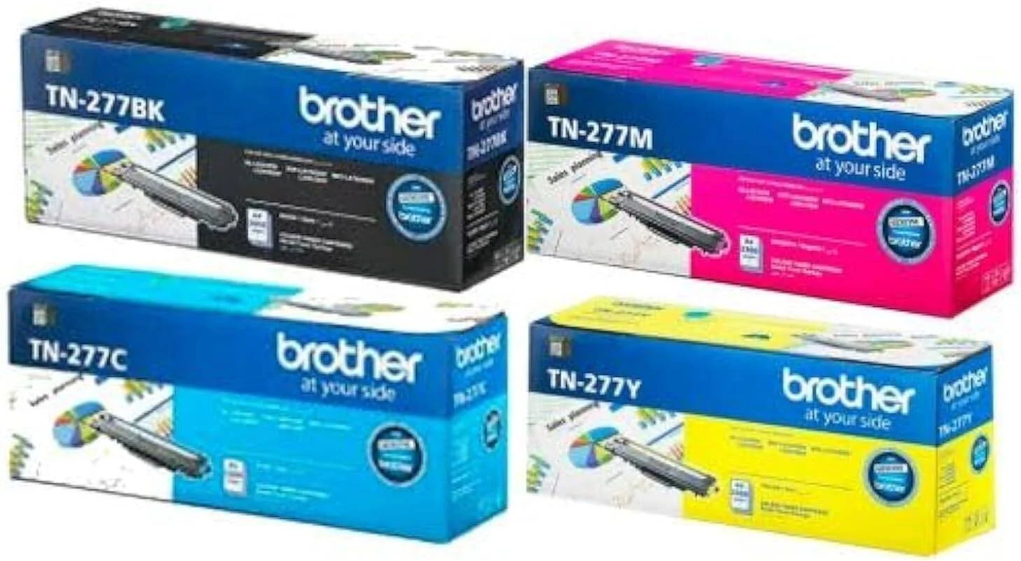 کارتریج تونر با ظرفیت بالا Brother TN-277 مناسب برای HL-L3270CDW DCP-L3551CDW (بسته 4 رنگی)