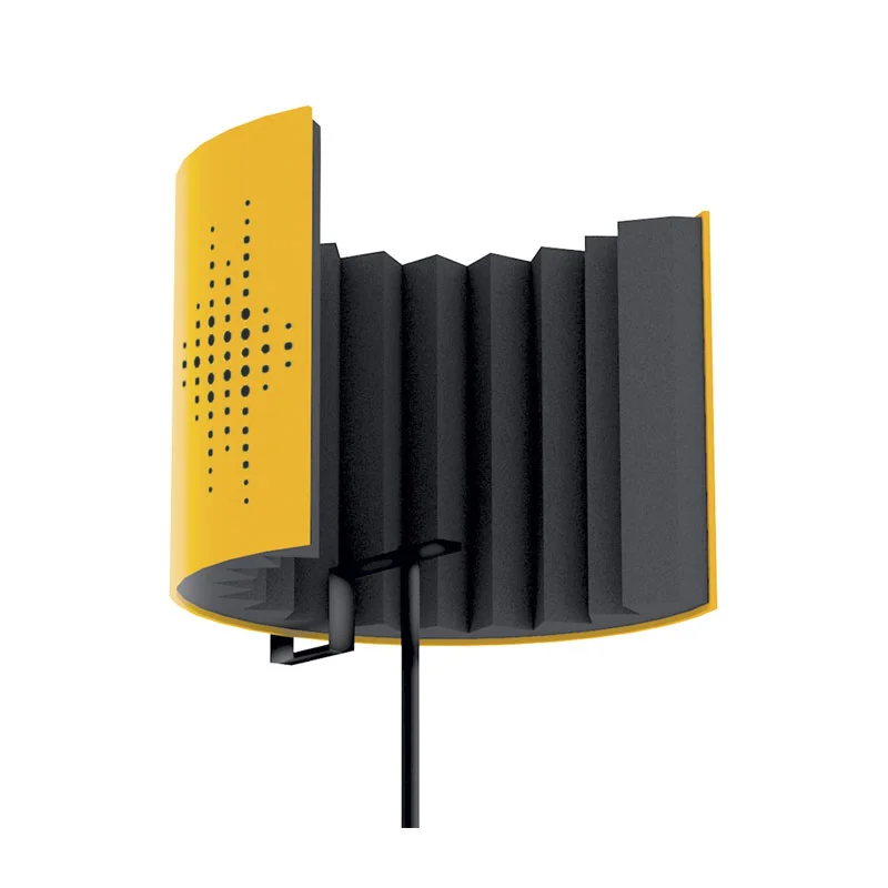 محافظ آکوستیک میکروفون دکونیک مدل FLEXI SCREEN GUARD زرد رنگ