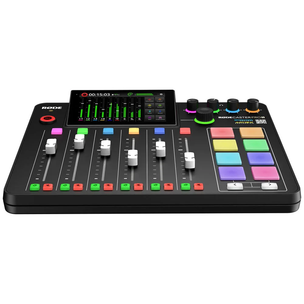 مرکز تولید صوتی یکپارچه Rode Caster Pro II برای استودیو مرکز تولید صوتی یکپارچه Rode Caster Pro II برای استودیو