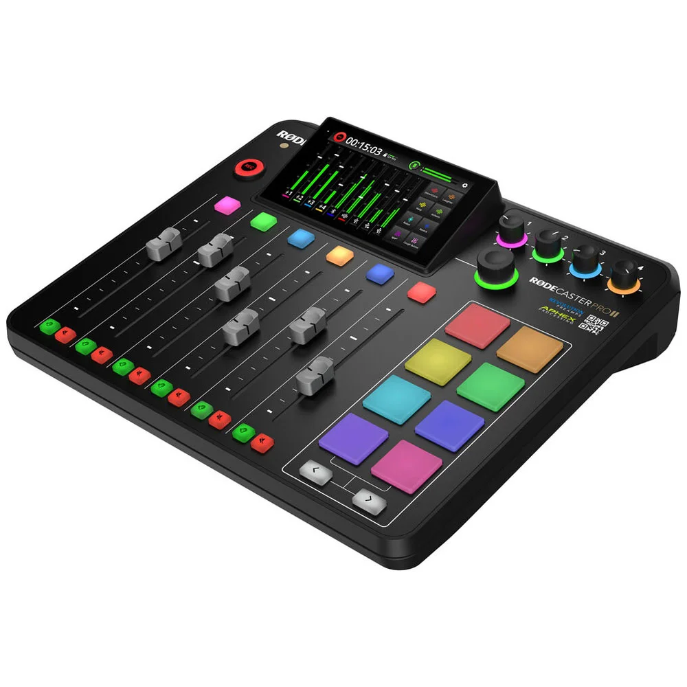 مرکز تولید صوتی یکپارچه Rode Caster Pro II برای استودیو مرکز تولید صوتی یکپارچه Rode Caster Pro II برای استودیو