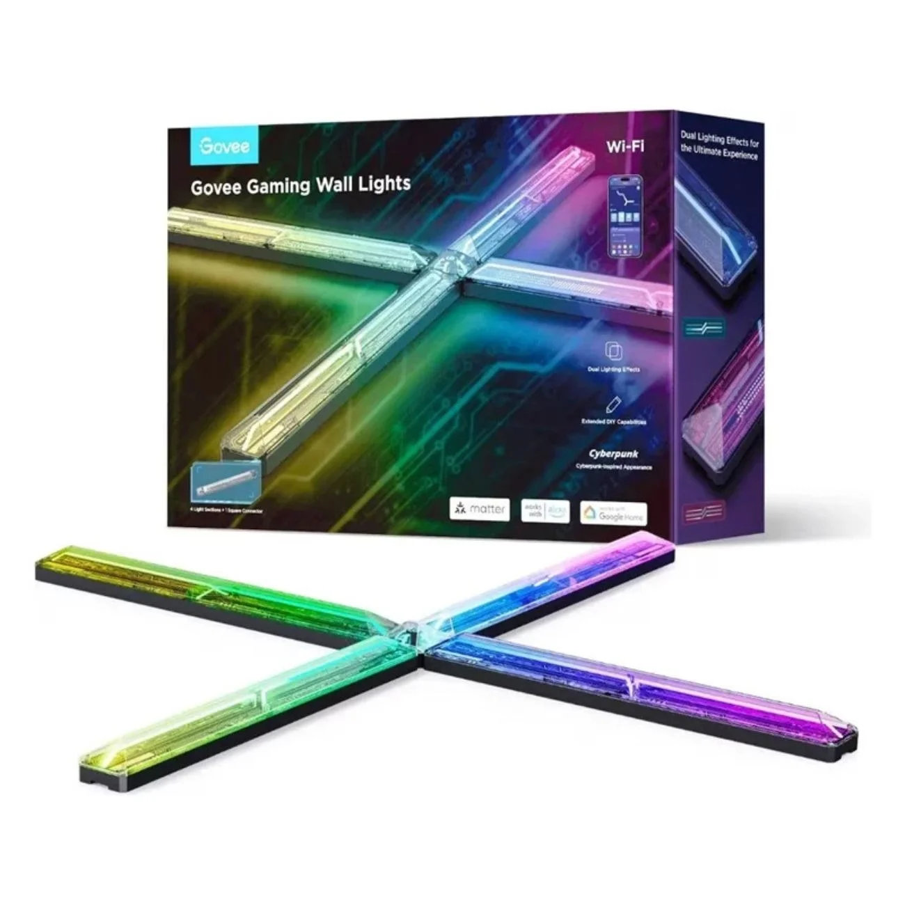 چراغ دیواری گیمینگ گووی مدل H6063 با نورپردازی ویژه