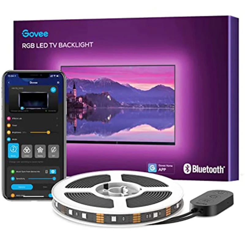 نوار نور پس زمینه هوشمند تلویزیون گووی مدل H6178 مناسب تلویزیون های 46 تا 60 اینچ