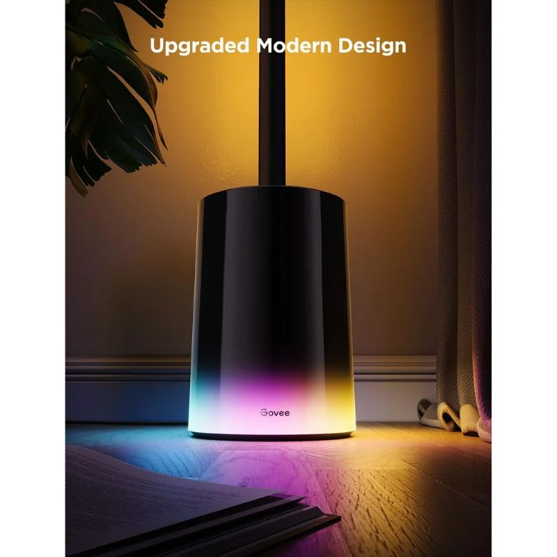 چراغ ایستاده هوشمند گووی مدل H607C با نور RGBICWW