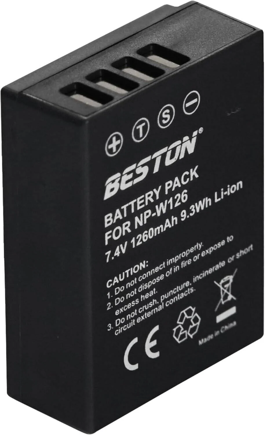 باتری بستون NP-W126 برای دوربین های فوجی، بسته 1 عددی | NP-W126