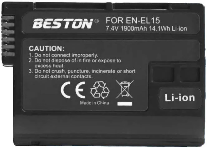 باتری بستون EN-EL15 برای دوربین های نیکون - بسته 1 عددی