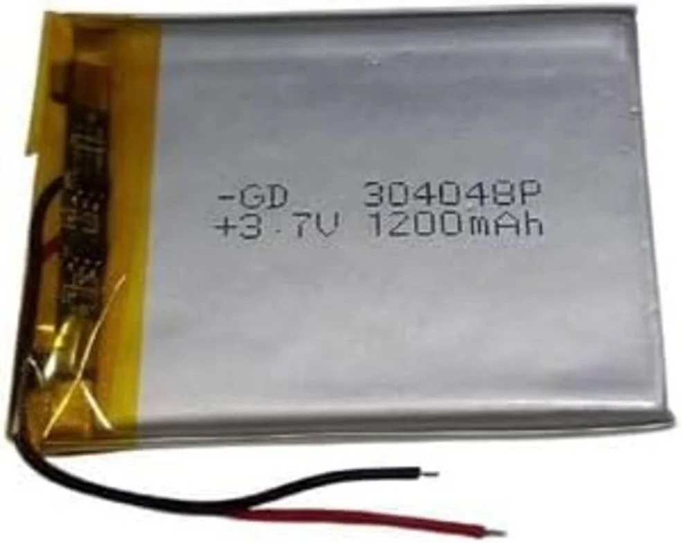 باتری لیتیوم پلیمری 304048 3.7 ولت 1200 میلی آمپر