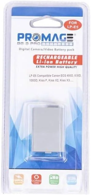 باتری قابل شارژ پرومِیج Canon LPE5