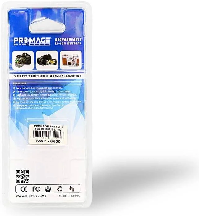 باتری قابل شارژ و پایدار پرومِیج مدل LI40B/42B باتری قابل شارژ و پایدار پرومِیج مدل LI40B/42B