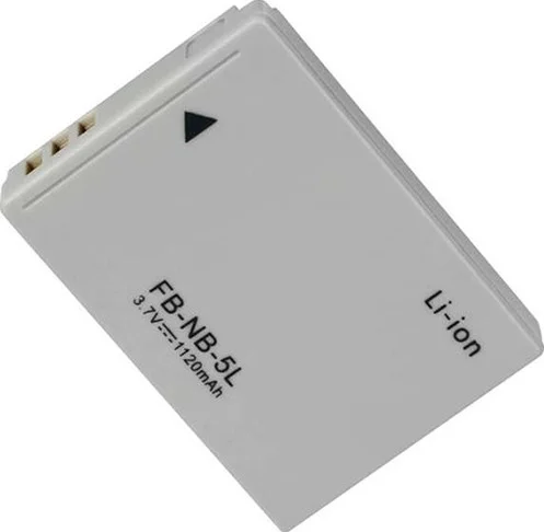 باتری لیتیوم-یونی قابل شارژ پرومِیج NB5L برای دوربین دیجیتال/فیلمبرداری کانن - سفید | AWP-5981