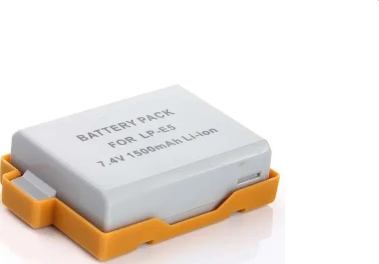 باطری لیتیوم-یونی قابل شارژ Promage LP-E5 برای دوربین دیجیتال Canon EOS Rebel XS/XSi/T1i - سفید | AWP-5973