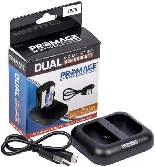 شارژر باتری دیجیتال دوگانه پرومِیج مدل PM115 برای FZ-100