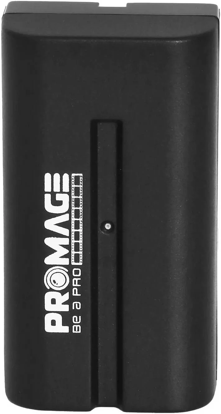 باتری چراغ ویدئویی دیجیتال Promage، باتری مانیتور چراغ LED ویدئویی، باتری قابل شارژ لیتیوم-یونی (Li-ion)، 7.4 ولت 3500 میلی آمپر ساعت 17.4 وات ساعت، مشکی | NP-F570 II