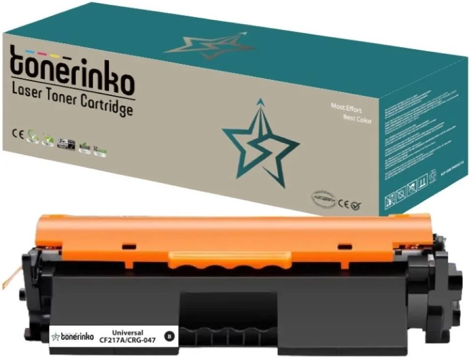 کارتریج تونر جایگزین یونیورسال Tonerinko، چاپ با کیفیت بالا برای HP LaserJet Pro M102w، M130nw، M130fw، Pro MFP سری M130 نصب آسان، عملکرد قابل اعتماد، چاپ های واضح | CF217A