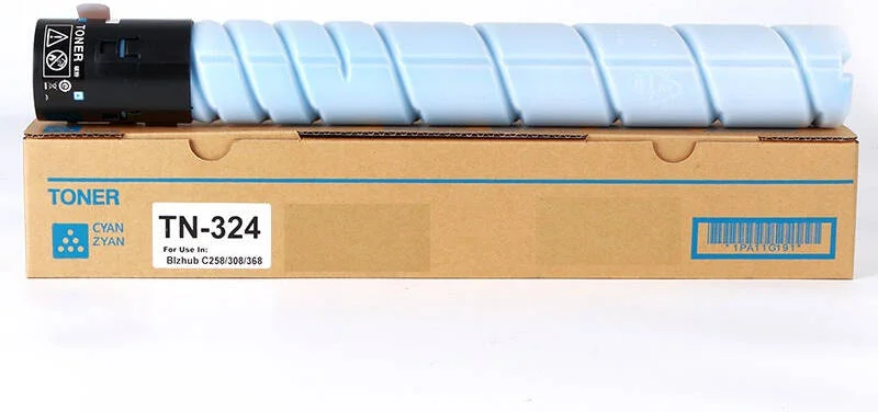 تونر سازگار آبی رنگ TN-324/TN512 برای دستگاه های کپی کونیکا مینولتا بیز هاب C454 /C258/ C308/ C368/ C454e/ C554/ C554e