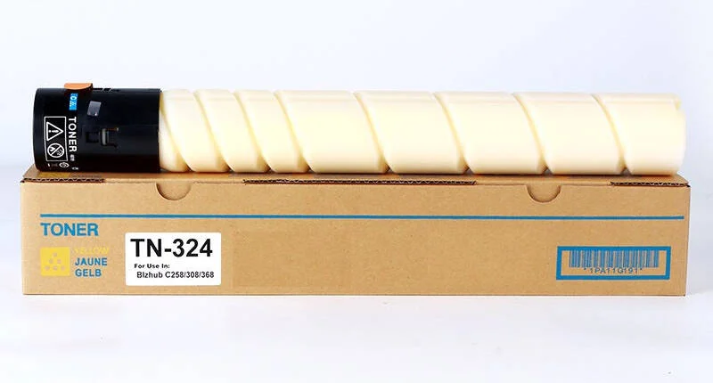تونر سازگار زرد رنگ مدل TN-324/TN512 برای دستگاه های کپی کونیکا مینولتا بیز هاب C454 /C258/ C308/ C368/ C454e/ C554/ C554e