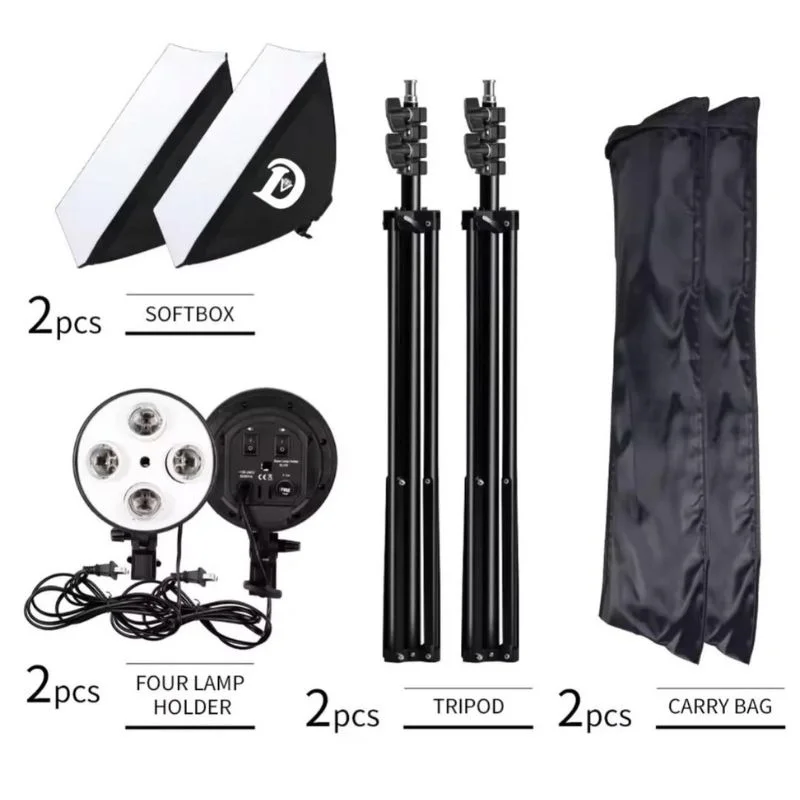 مجموعه نور ثابت 2 شاخه 4 لامپه Diamond، شامل دو عدد