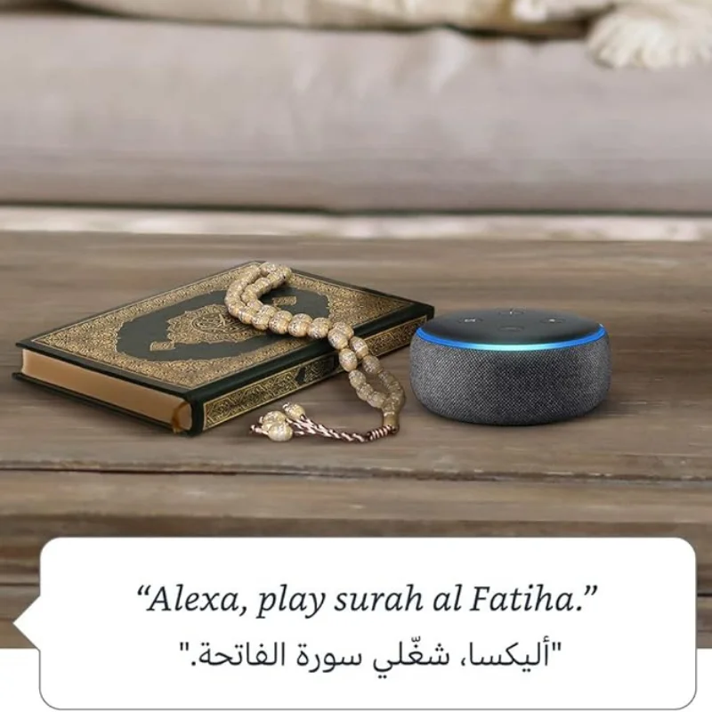 بلندگوی هوشمند آمازون اکو دات نسل سوم (Amazon Echo Dot 3rd Gen) با بلوتوث - رنگ ذغالی بلندگوی هوشمند آمازون اکو دات نسل سوم (Amazon Echo Dot 3rd Gen) با بلوتوث - رنگ ذغالی