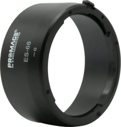 آفتابگیر لنز پروماژ مدل ES-68 مناسب برای کانن - مشکی | AWP-5746