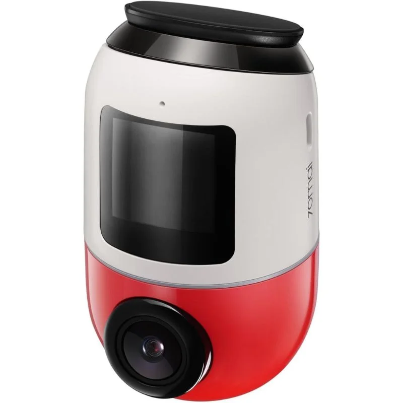 دوربین داش کم 70mai Omni با حافظه 128 گیگابایت - سفید/قرمز