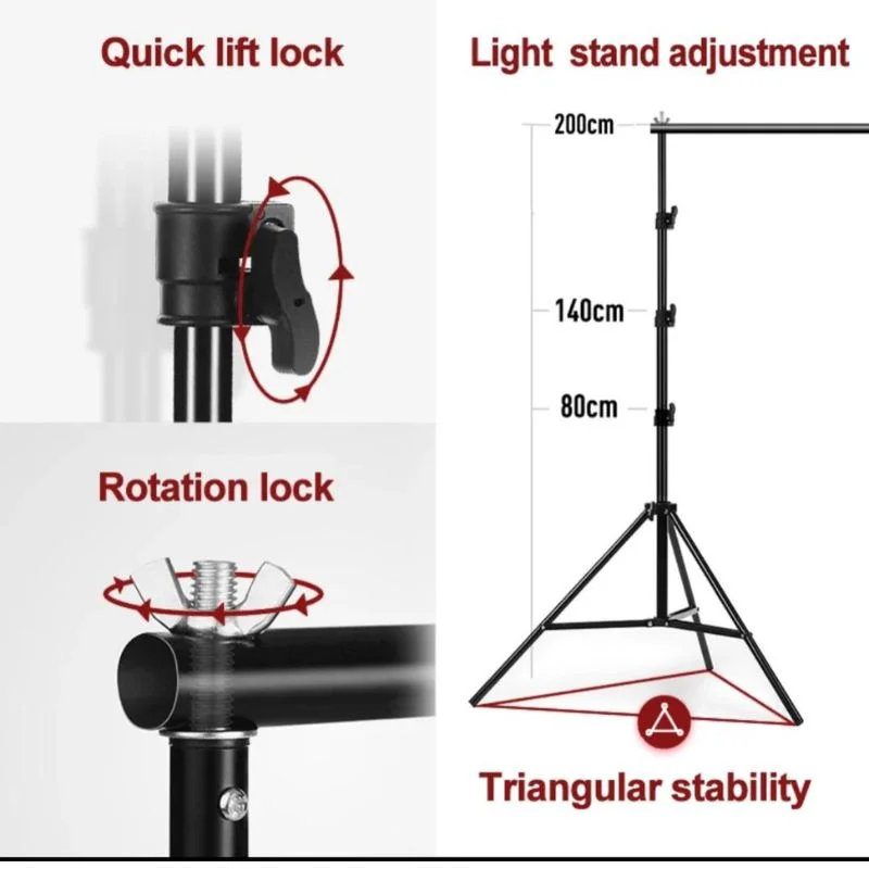 پایه فون پرتابل ضد خش مدل 806 Backdrop Support