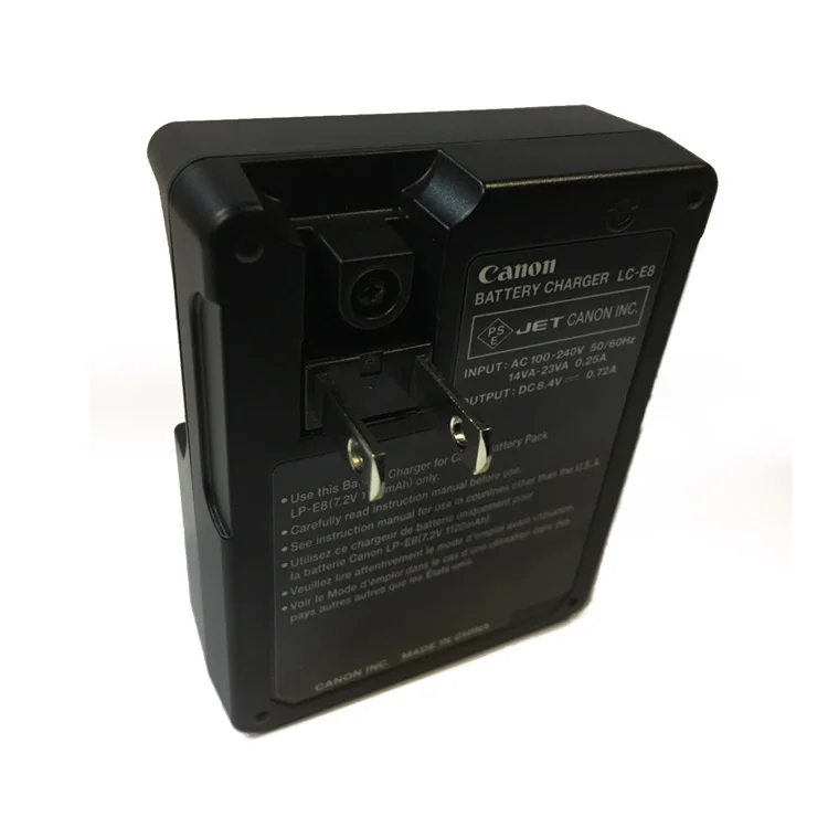 شارژر باتری کانن مدل LC-E8E سازگار با باتری LP-E8 شارژر باتری کانن مدل LC-E8E سازگار با باتری LP-E8