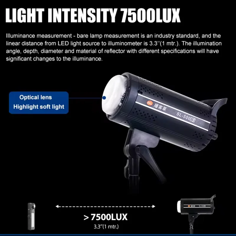 نور ثابت پرتابل ZSYB مدل BKL-SL500Bi با تکنولوژی COB