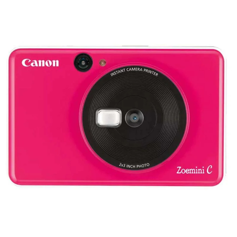 دوربین چاپ فوری Canon Zoemini C با رنگ صورتی پاستیلی