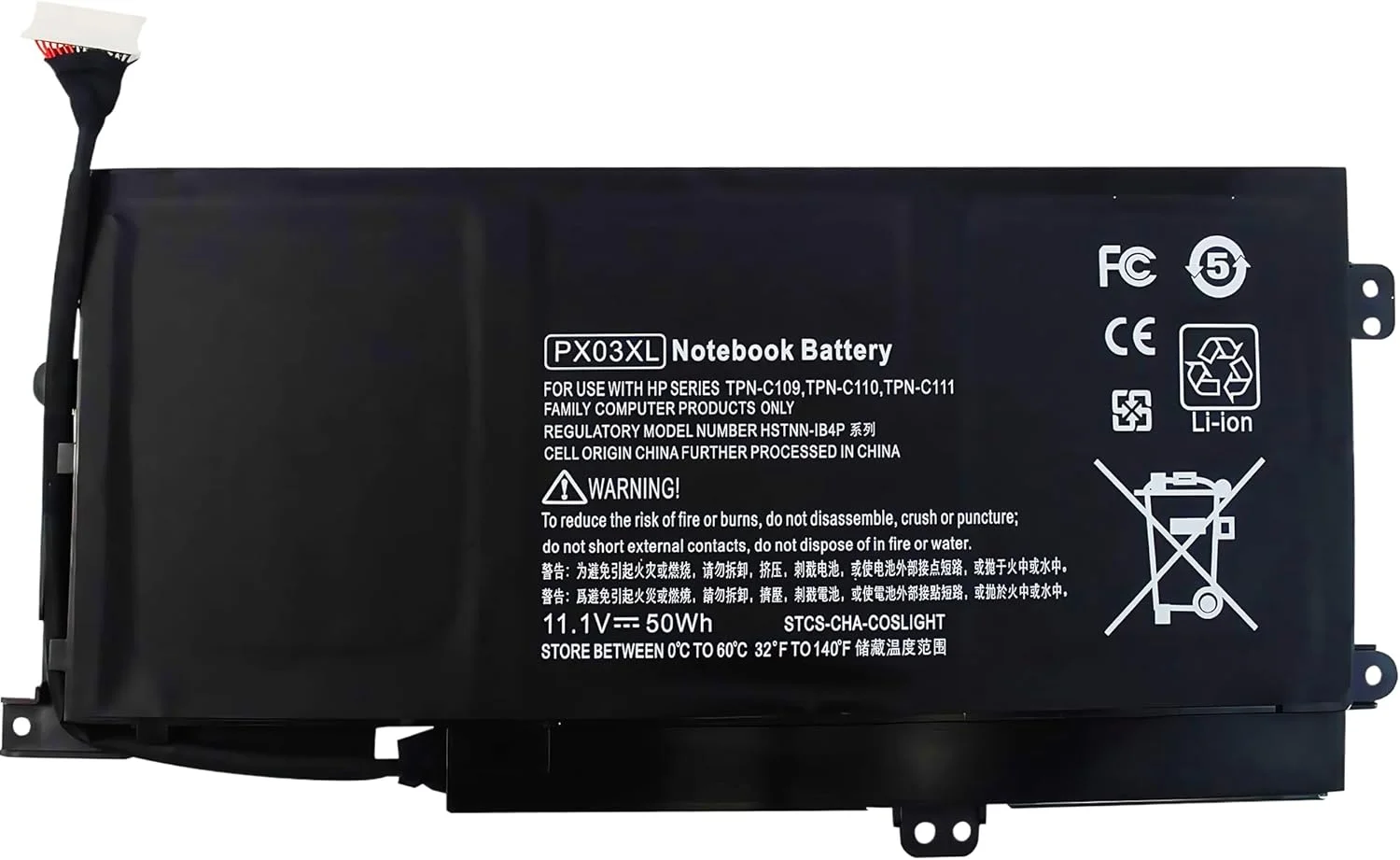 باتری لپ تاپ PX03XL برای سری HP Envy 14 Touchsmart M6 مدل های M6-k M6-k010dx M6-k025dx M6-K015DX M6-k125dx M6-k022dx 14-K002TX 14-K112NR 715050-001 714762-1C1 TPN-C109 TPN-C110 TPN-C111 با عملکرد بالا باتری لپ تاپ PX03XL برای سری HP Envy 14 Touchsmart M6 مدل های M6-k M6-k010dx M6-k025dx M6-K015DX M6-k125dx M6-k022dx 14-K002TX 14-K112NR 715050-001 714762-1C1 TPN-C109 TPN-C110 TPN-C111 با عملکرد بالا