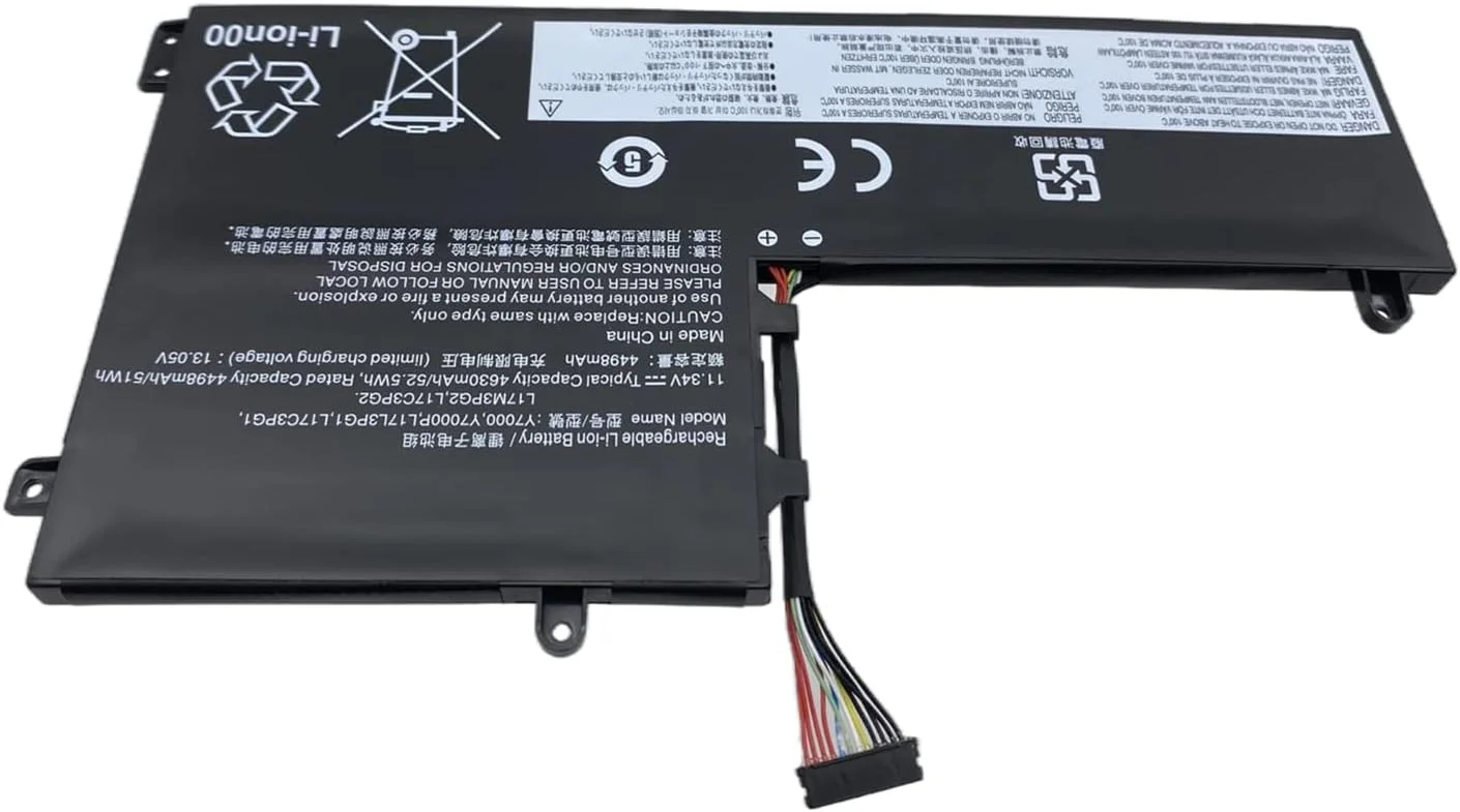 باتری لپ تاپ جایگزین L17M3PG2 برای لنوو Legion Y530-15ICH Y545-PG0 Y540-17IRH Y540-15IRH Y7000P Y7000 Y7000-2019-PG Series L17C3PG1 L17L3PG1 L17C3PG2