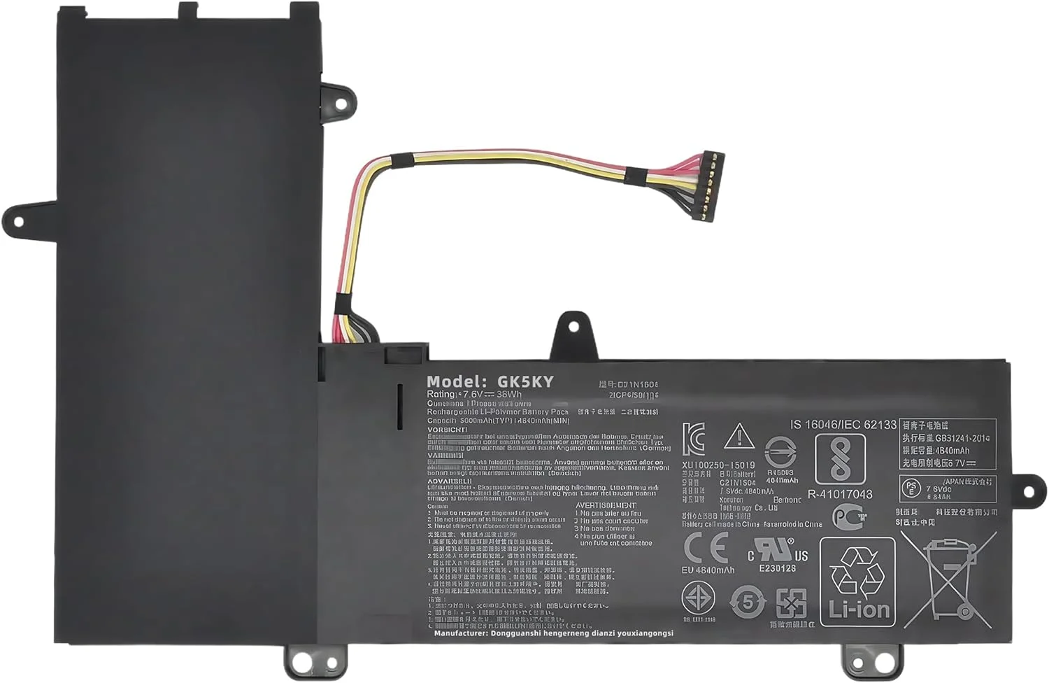 باتری لپ تاپ 38Wh C21N1504 B21N1504 برای ایسوس ترنسفورمر بوک فلیپ TP200S TP200SA E205SA TP200SA3050 EeeBook TP200SA-FV0076TS TP200SA-FV0108TS TP200SA-FV0110TS TP200SA-FV0130T با عملکرد بالا باتری لپ تاپ 38Wh C21N1504 B21N1504 برای ایسوس ترنسفورمر بوک فلیپ TP200S TP200SA E205SA TP200SA3050 EeeBook TP200SA-FV0076TS TP200SA-FV0108TS TP200SA-FV0110TS TP200SA-FV0130T با عملکرد بالا