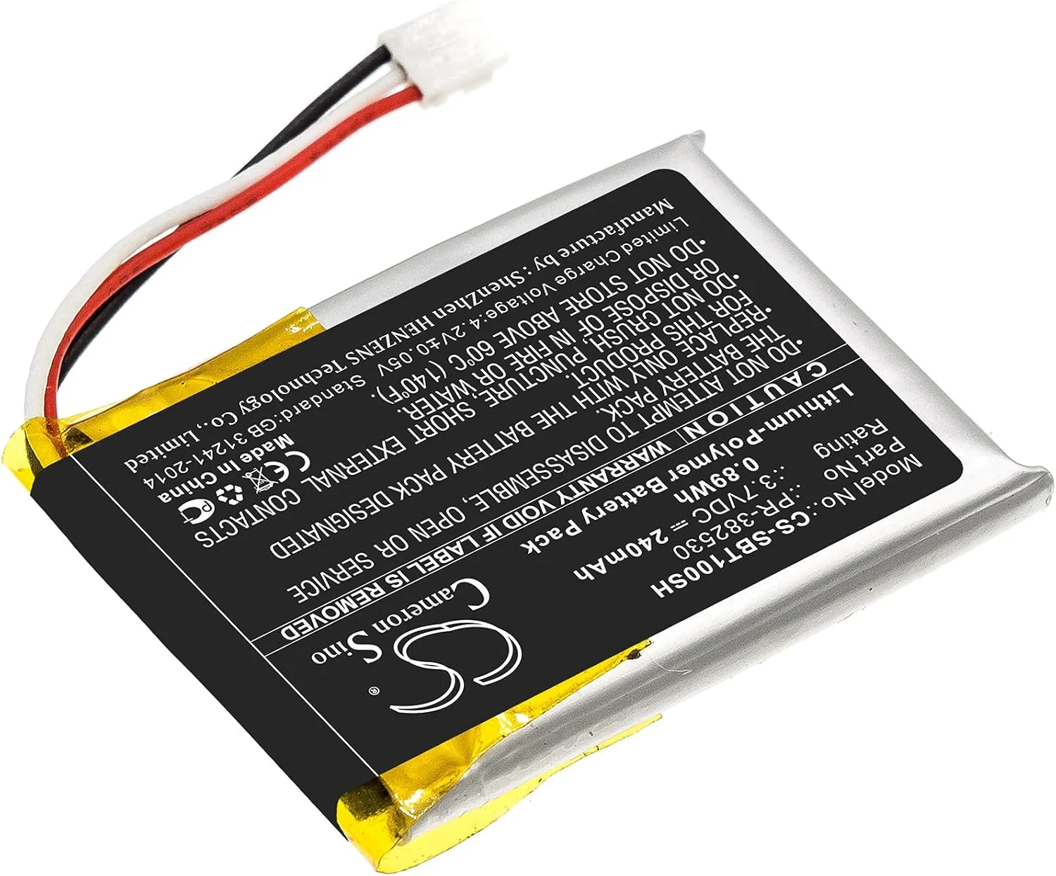 جایگزین باتری سازگار با Suunto PR-382530 Ambit 1, Ambit 2, Ambit 2S, Ambit 3 (240mAh/3.7V) جایگزین باتری سازگار با Suunto PR-382530 Ambit 1, Ambit 2, Ambit 2S, Ambit 3 (240mAh/3.7V)