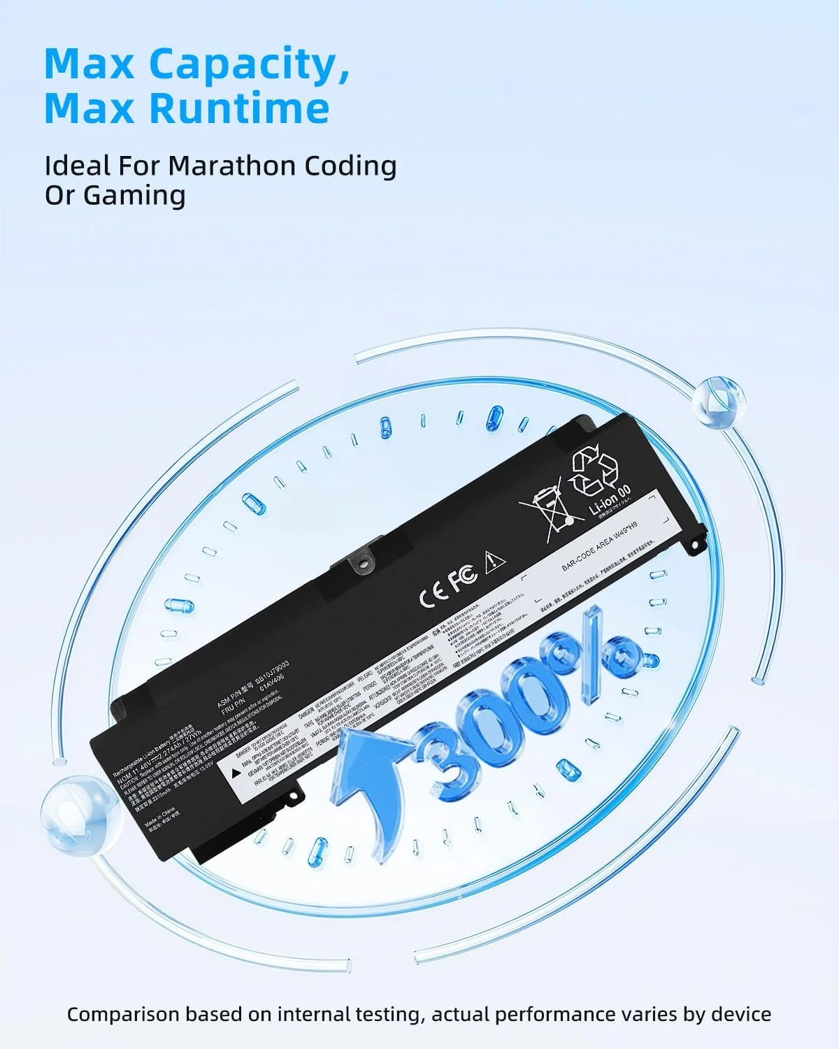 باتری لپ تاپ 27wh 01AV406 برای ThinkPad T470S، جایگزین SB10J79003 برای T460S T470S برای سری ThinkPad داخلی 01AV405 00HW025 00HW038 00HW024 01AV462 01AV407 01AV408 L16M3P73 با عملکرد بالا باتری لپ تاپ 27wh 01AV406 برای ThinkPad T470S، جایگزین SB10J79003 برای T460S T470S برای سری ThinkPad داخلی 01AV405 00HW025 00HW038 00HW024 01AV462 01AV407 01AV408 L16M3P73 با عملکرد بالا