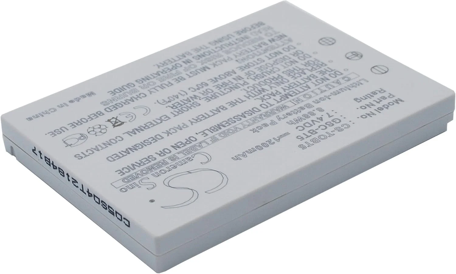 باتری جایگزین SYTH سازگار با Toshiba BSC-BT5, GSC-BT5 Gigashot GSC-R30, Gigashot GSC-R30AU, Gigashot GSC-R60, Gigashot GSC-R60AU (1200mAh/7.4V) باتری جایگزین SYTH سازگار با Toshiba BSC-BT5, GSC-BT5 Gigashot GSC-R30, Gigashot GSC-R30AU, Gigashot GSC-R60, Gigashot GSC-R60AU (1200mAh/7.4V)