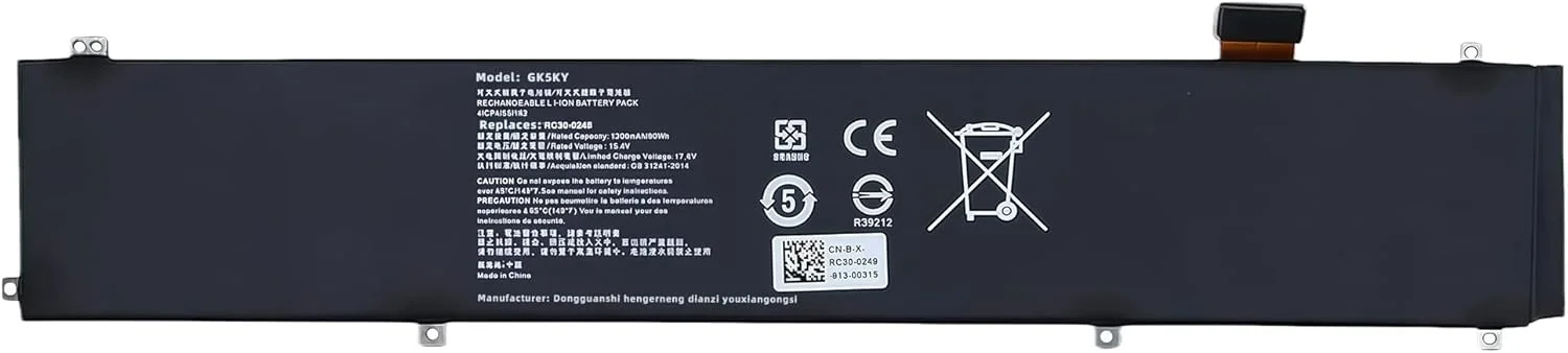 باتری لپ تاپ 80Wh RC30-0248 برای Razer Blade Advanced 15 2018 2019 2020 2021 RTX 2060 2070 2080 RZ09-02385 RZ09-02386 RZ09-02386E92 RZ09-02486 RZ09-0288 RZ09-02886 RZ09-0301 با عملکرد بالا باتری لپ تاپ 80Wh RC30-0248 برای Razer Blade Advanced 15 2018 2019 2020 2021 RTX 2060 2070 2080 RZ09-02385 RZ09-02386 RZ09-02386E92 RZ09-02486 RZ09-0288 RZ09-02886 RZ09-0301 با عملکرد بالا