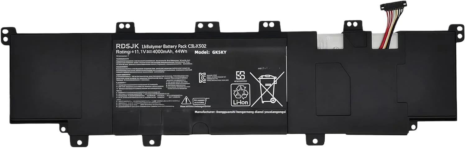 باتری لپ تاپ 44Wh C31-X502 C21-X502 برای ایسوس X502 X502C X502CA S500 S500C S500CA S500CA-D51T S500CA-CJ005H P500CA PU500C PU500CA V500C PU500X3217CA PU500X3317CA سری C31-X5O2 با عملکرد بالا باتری لپ تاپ 44Wh C31-X502 C21-X502 برای ایسوس X502 X502C X502CA S500 S500C S500CA S500CA-D51T S500CA-CJ005H P500CA PU500C PU500CA V500C PU500X3217CA PU500X3317CA سری C31-X5O2 با عملکرد بالا