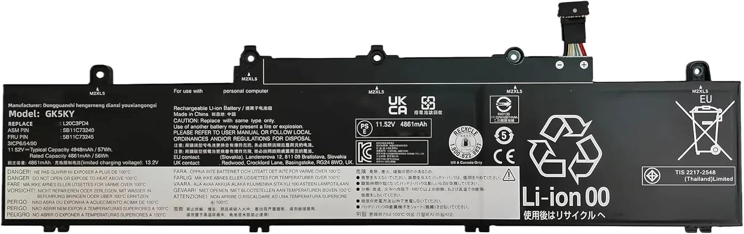 باتری لپ تاپ 57wh L20L3PD4 جایگزین برای لنوو Thinkpad E14 E15 Gen 3 4 سری 2021 2022 SB11E24664 5B11E24665 L20C3PD4 SB11C73240 5B11C73245 L20M3PD4 SB11C73243 L20D3PD4 با عملکرد بالا باتری لپ تاپ 57wh L20L3PD4 جایگزین برای لنوو Thinkpad E14 E15 Gen 3 4 سری 2021 2022 SB11E24664 5B11E24665 L20C3PD4 SB11C73240 5B11C73245 L20M3PD4 SB11C73243 L20D3PD4 با عملکرد بالا