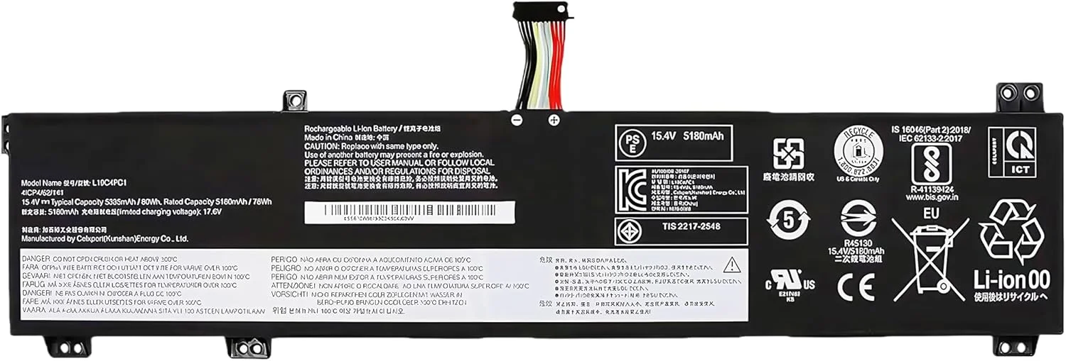باتری لپ تاپ 80Wh L19C4PC1 جایگزین برای لنوو Legion 5P-15IMH05 5P-15IMH05H 5P-15ARH05H 5-15IMH05 5-15IMH05H 5-15ARH05 سری نوت بوک L19M4PC1 L19M4PC0 5B10W86194 5B10W86192 با عملکرد بالا باتری لپ تاپ 80Wh L19C4PC1 جایگزین برای لنوو Legion 5P-15IMH05 5P-15IMH05H 5P-15ARH05H 5-15IMH05 5-15IMH05H 5-15ARH05 سری نوت بوک L19M4PC1 L19M4PC0 5B10W86194 5B10W86192 با عملکرد بالا