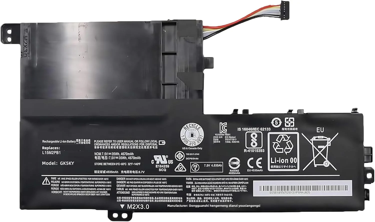 باتری جایگزین لپ تاپ مدل های L15L3PB0 L15M3PB0 L15C3PB1 برای لنوو Flex 5 1570 1470 و IdeaPad 320S-14IKB 320S-15ABR 320S-15AST 320S-15IKB 320S-15ISK 520S-14IKB سری L15M3PB0 نوع A با عملکرد بالا باتری جایگزین لپ تاپ مدل های L15L3PB0 L15M3PB0 L15C3PB1 برای لنوو Flex 5 1570 1470 و IdeaPad 320S-14IKB 320S-15ABR 320S-15AST 320S-15IKB 320S-15ISK 520S-14IKB سری L15M3PB0 نوع A با عملکرد بالا