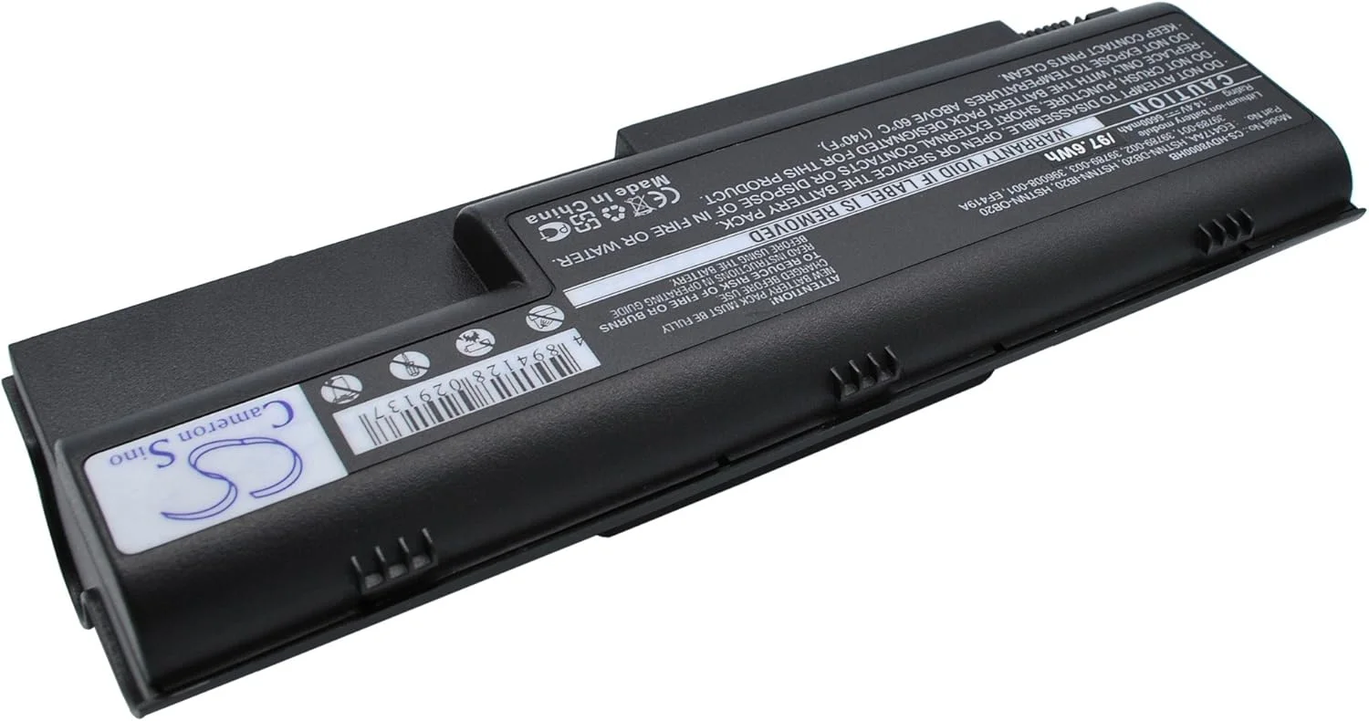 باطری قابل شارژ جدید AQQXING برای Pavilion dv8000, Pavilion dv8000t, Pavilion dv8000z, Pavilion dv8399xx (6600mAh) سازگار با 395789-001, 395789-002, 395789-003, 396008-001, 403808-001, EF419A, EG417AA باطری قابل شارژ جدید AQQXING برای Pavilion dv8000, Pavilion dv8000t, Pavilion dv8000z, Pavilion dv8399xx (6600mAh) سازگار با 395789-001, 395789-002, 395789-003, 396008-001, 403808-001, EF419A, EG417AA