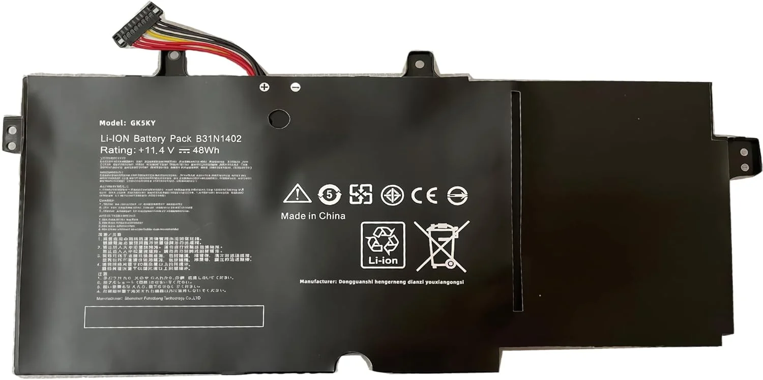 باتری لپ تاپ 48Wh B31N1402 جایگزین برای ASUS Q551L Q551 Q551LN Q552UB N592UB N591LB Q551LN-BSI708 Q551LN-BBI706 Q552UB-BHI7T12 Series B31BN9H 0B200-01050000 0B200-01050000M با عملکرد بالا باتری لپ تاپ 48Wh B31N1402 جایگزین برای ASUS Q551L Q551 Q551LN Q552UB N592UB N591LB Q551LN-BSI708 Q551LN-BBI706 Q552UB-BHI7T12 Series B31BN9H 0B200-01050000 0B200-01050000M با عملکرد بالا