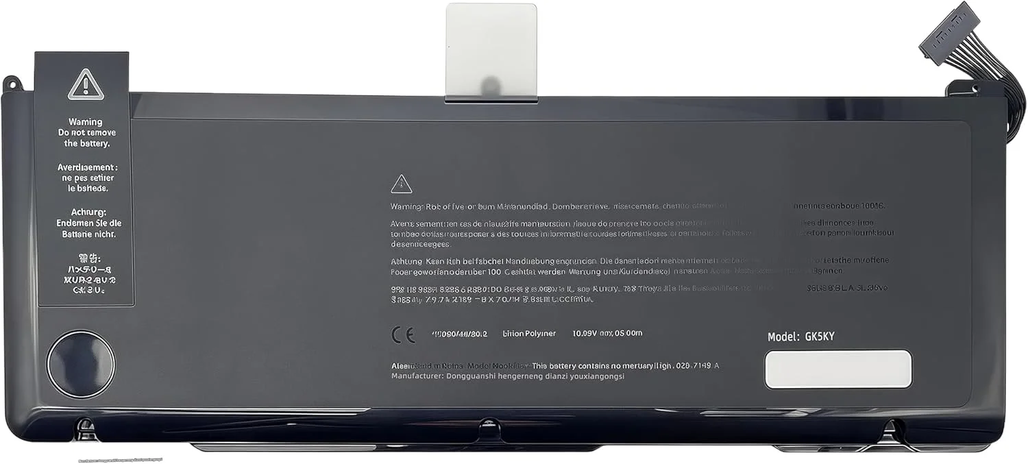 باتری لپ تاپ 46.95Wh A1383 جایگزین برای مک بوک پرو 17 اینچی A1297 (اوایل 2011-اواخر 2011) سری EMC 2352-1 EMC 2564 MD311*/A MD311LL/A MC725*/A MC725LL/A 020-7149-A 020-7149-A10 با عملکرد بالا باتری لپ تاپ 46.95Wh A1383 جایگزین برای مک بوک پرو 17 اینچی A1297 (اوایل 2011-اواخر 2011) سری EMC 2352-1 EMC 2564 MD311*/A MD311LL/A MC725*/A MC725LL/A 020-7149-A 020-7149-A10 با عملکرد بالا