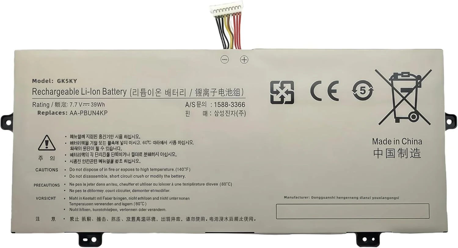 باتری لپ تاپ 39Wh AA-PBUN4KP برای سامسونگ نوت بوک 9 Pen NP930QAA NT930QBE NT930QBV NP930QAA-K01CN NP930QAA-U02HK NT930QAA-K310W NT930QAA-K39W 930QAA-K716 NP930QAA-K04 930QAA-K01 با عملکرد بالا باتری لپ تاپ 39Wh AA-PBUN4KP برای سامسونگ نوت بوک 9 Pen NP930QAA NT930QBE NT930QBV NP930QAA-K01CN NP930QAA-U02HK NT930QAA-K310W NT930QAA-K39W 930QAA-K716 NP930QAA-K04 930QAA-K01 با عملکرد بالا