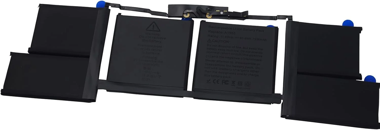 باتری جایگزین لپ تاپ مدل A1953 A1990 برای مک بوک پرو 15 اینچ اواسط 2018 2019 EMC 3215 EMC 3359 تاچ بار MV902LL/A MV912LL/A MV922LL/A MV932LL/A MV942LL/A MV952LL/A MV962LL/A باتری جایگزین لپ تاپ مدل A1953 A1990 برای مک بوک پرو 15 اینچ اواسط 2018 2019 EMC 3215 EMC 3359 تاچ بار MV902LL/A MV912LL/A MV922LL/A MV932LL/A MV942LL/A MV952LL/A MV962LL/A