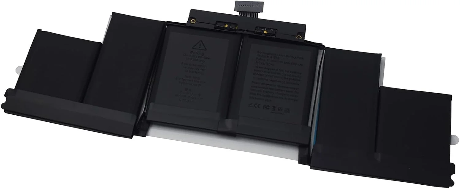 باتری لپ تاپ A1618 جایگزین برای مک بوک پرو 15 اینچ رتینا A1398 اواسط 2015 [11.36V/99.5Wh]