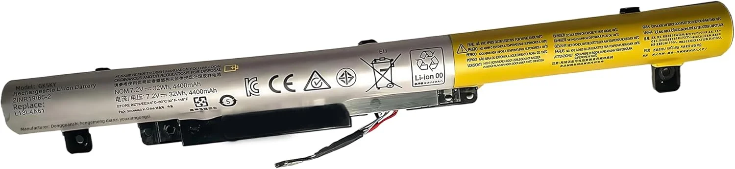 باتری لپ تاپ 32Wh مدل L13M4E61 L13S4E61 L13L4E61 L13S4A61 L13L4A61 L13M4A61 مناسب برای Lenovo M50-70 M50-70A Flex 2-14 2-14D 2-15 2-15D Flex2 14 14D 15 15D 20377 Series 121500260 121500261 با عملکرد بالا