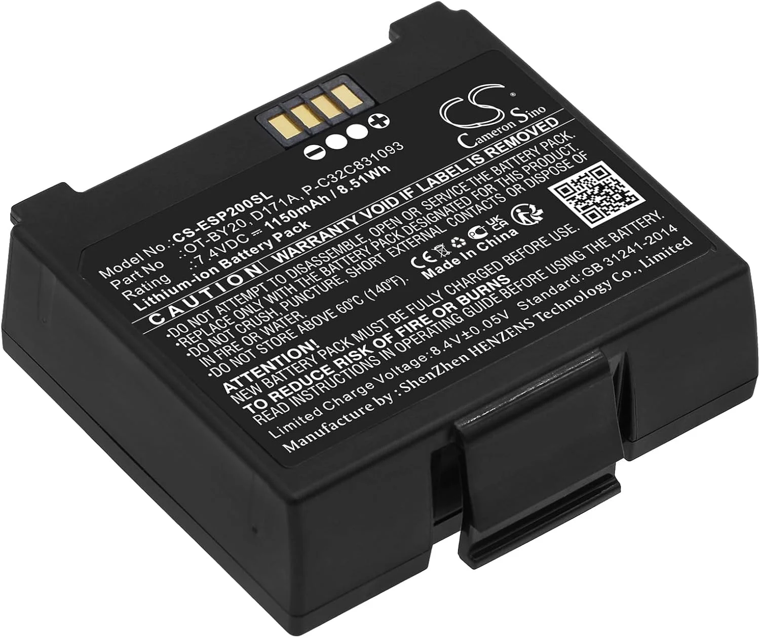 باتری جایگزین مناسب برای اپسون Mobilink TM-P20II, TMP20, TM-P20, TM-P20 (552), TM-P20II (101), TM-P80II Plus 2165069, D171A, OT-BY20, P-C32C831093